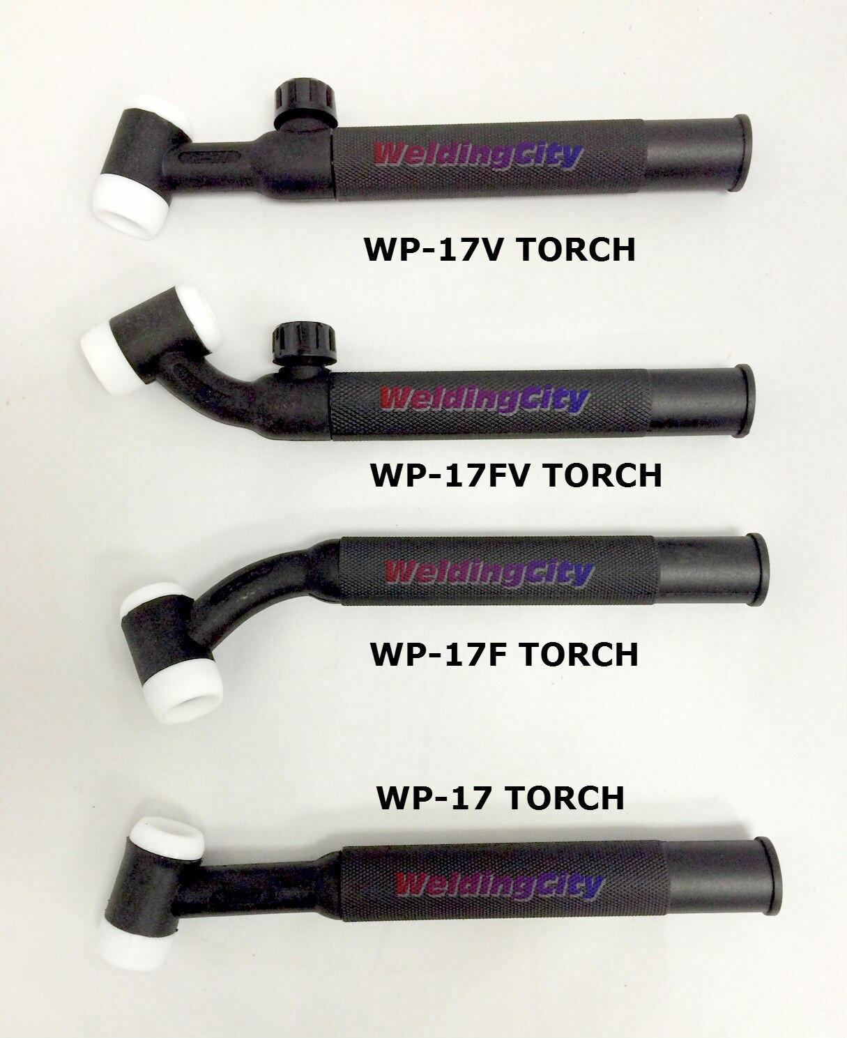 WeldingCity® TIG Welding Torch Body WP-17V Valve-Head Air-Cool 150A | US Seller
