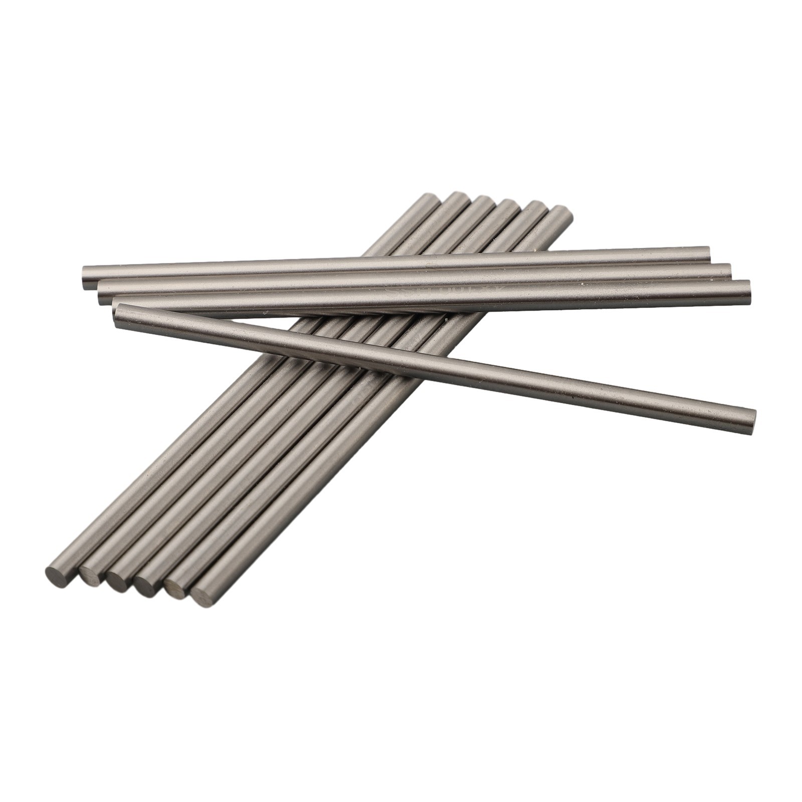 Round Bar Steel Rod Lathe Tool Portable Silver Steel Rods Straight Shank