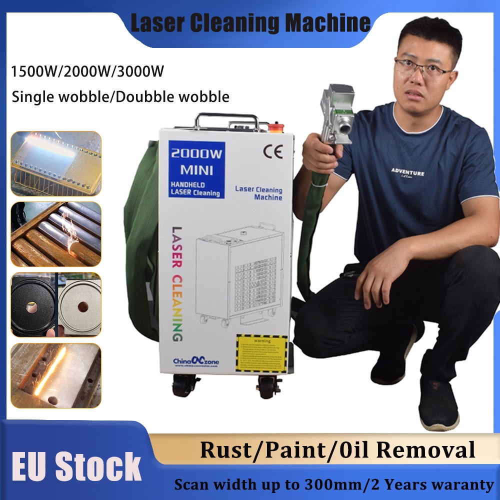 1500W-3000W Laser BWT Rust Removal Tool Laser Cleaning Machine Remove Oil Paint