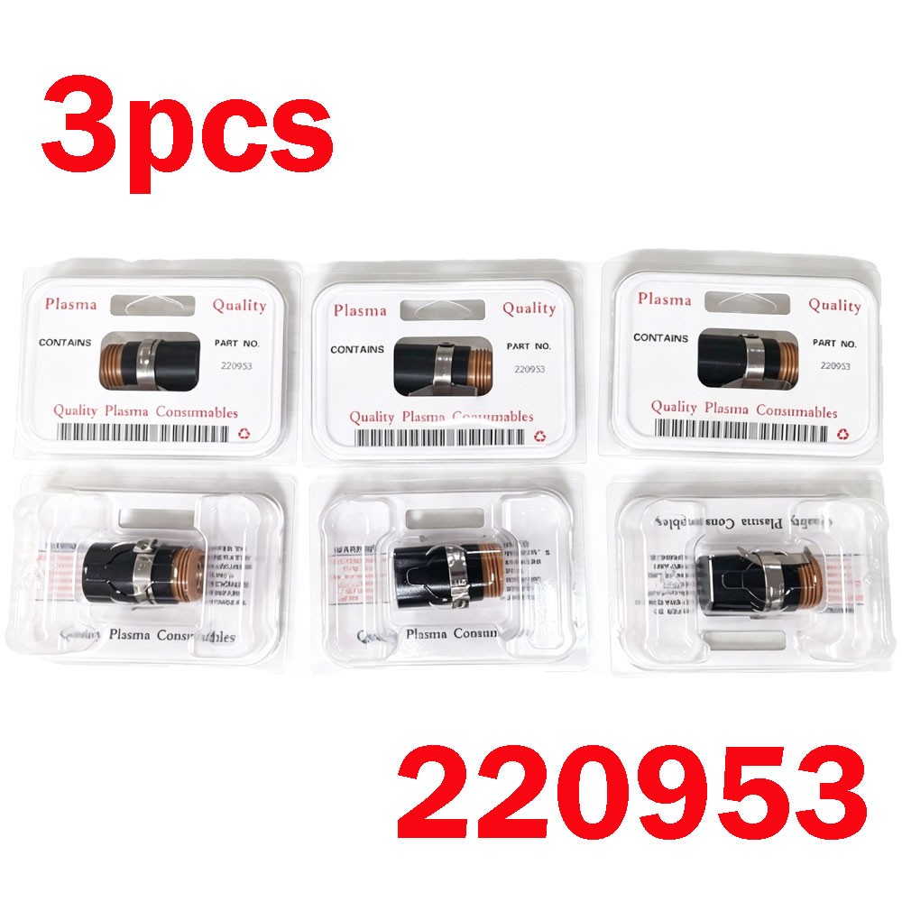 3pcs Plasma Retaining Cap 220953 compatible with Powermax 45XP/65/85/105 Torch