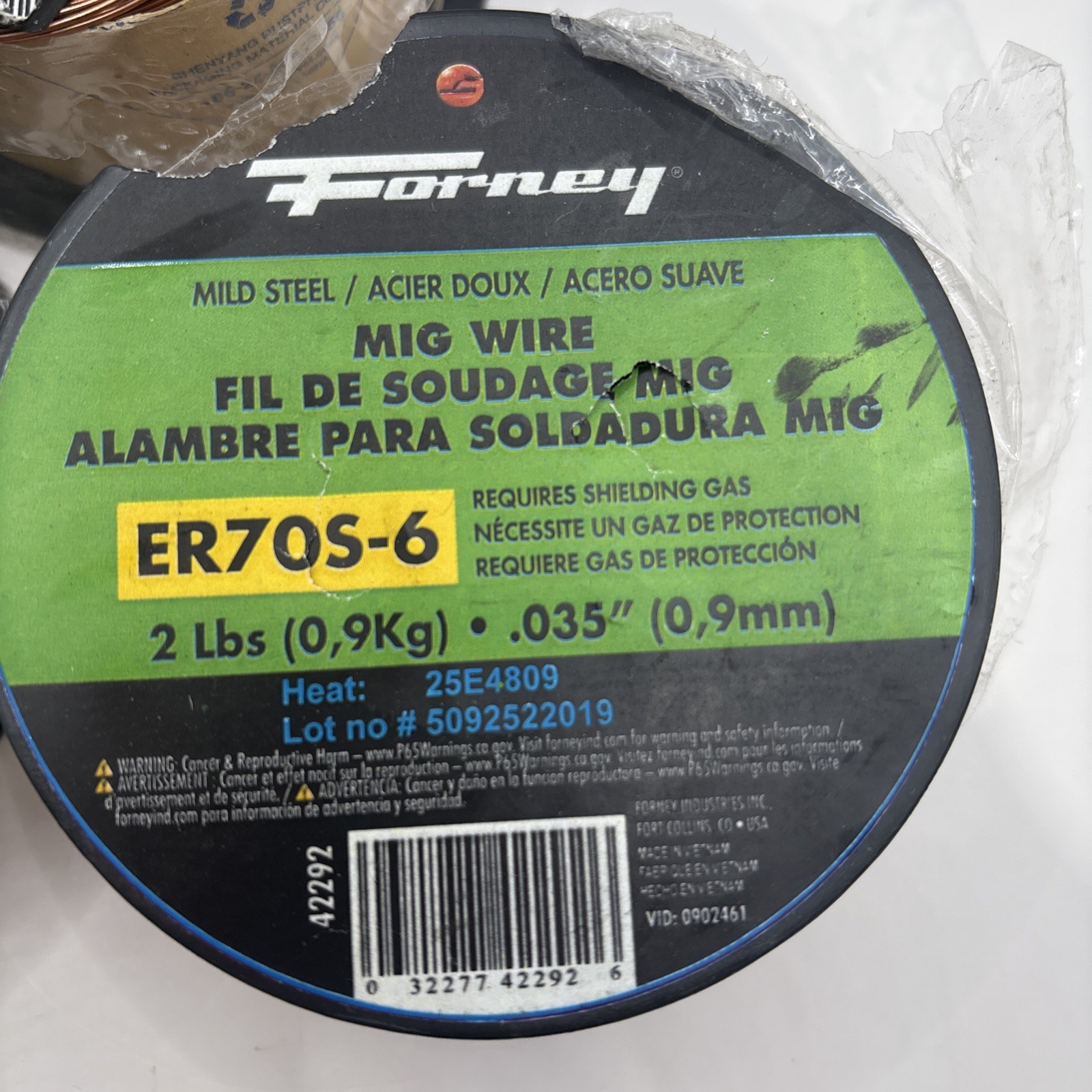 (3 pack) Forney 42291 Welding Wire ER70S-6 Mig Wire 0.30″ 2 lbs