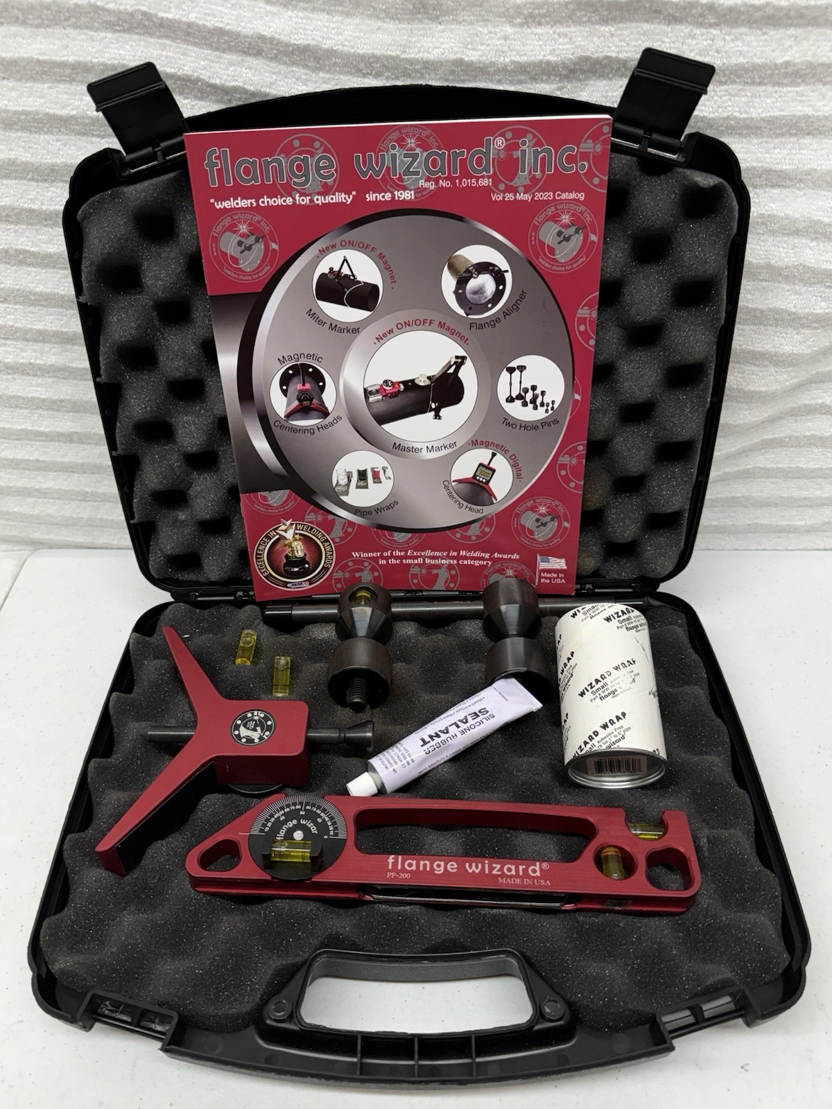 Flange Wizard 8905 Two Hole Pipe Magician’s Case