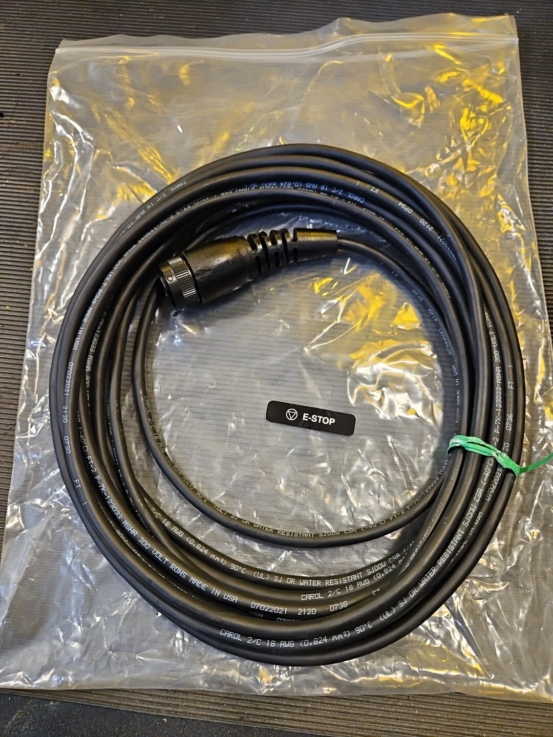 Miller Continuum Welder Power Supply 223930 E-Stop Cable 30ft BRAND NEW *USA*
