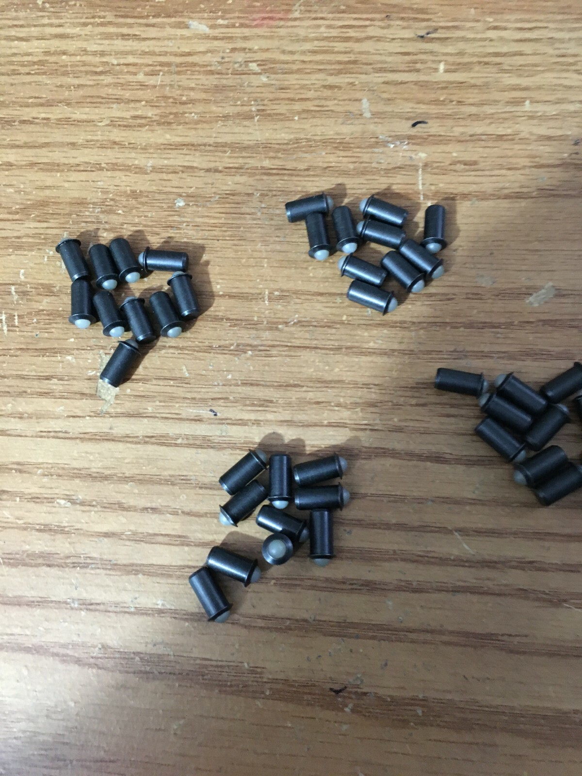 (40) Steel Push-Fit Ball Plunger with Nylon Ball 0.250outside thread