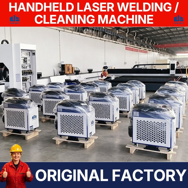US Stock 2KW 4-in-1 Handheld Fiber Laser Welder Welding Cleaning Cutting Machine