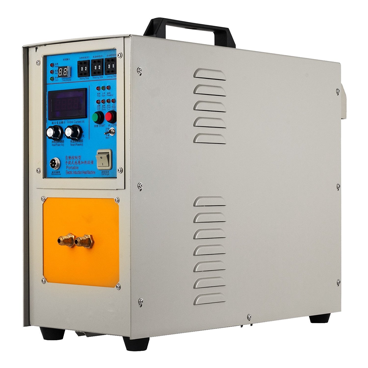 15KW 30-100KHz High Frequency Induction Heater Furnace Melting Heating 2200 ℃