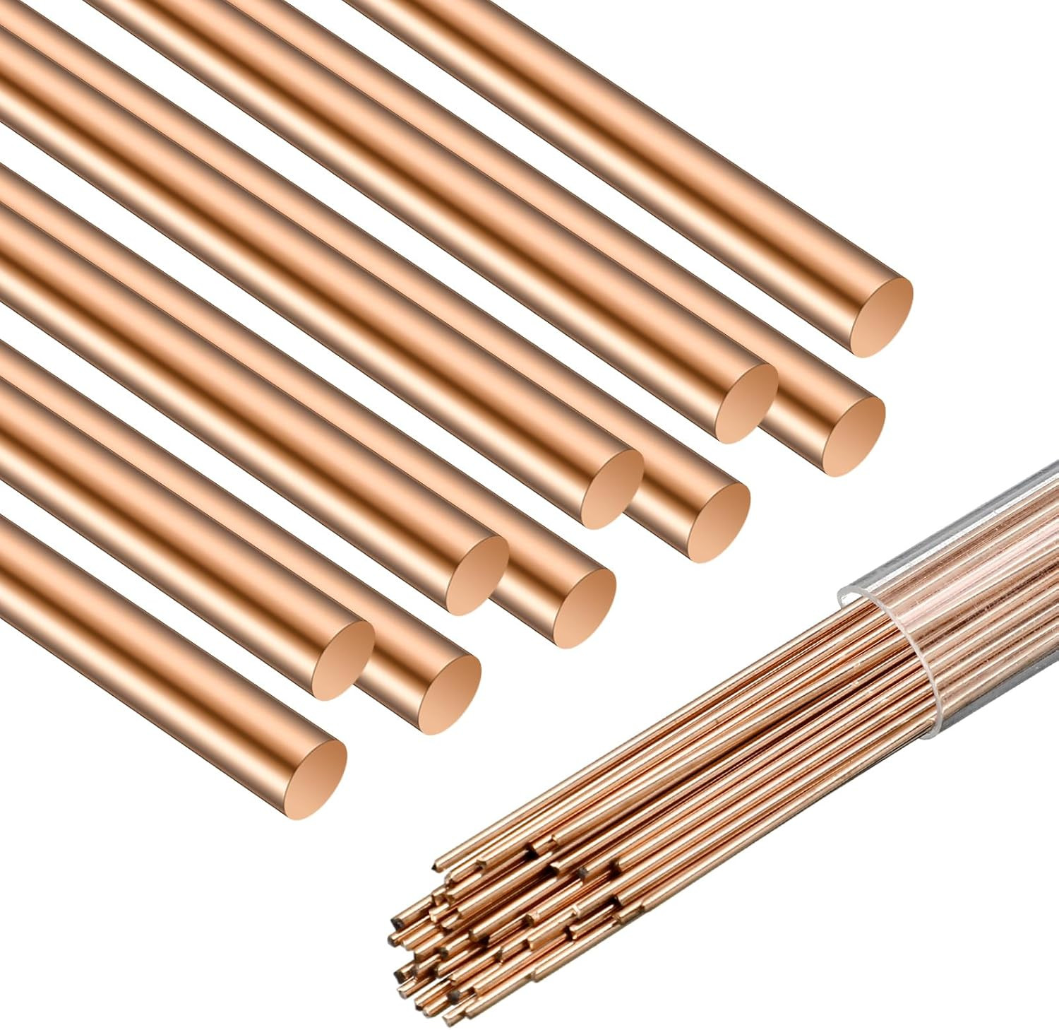 40 Sticks Brazing Rods AWS Bcup-5 15% Silver Solder Phos Copper Brazing Alloys