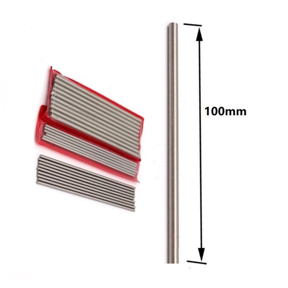Round Bar Steel Rod Lathe Tool Portable Silver Steel Rods Straight Shank
