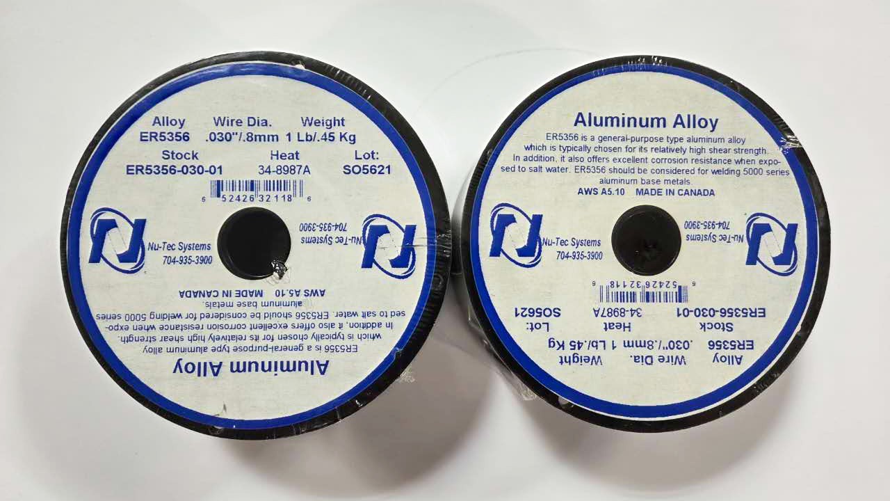 Nu-Tec Systems ER5356 .030″/.8mm Aluminium Alloy 1 lb Welding Wire Spool