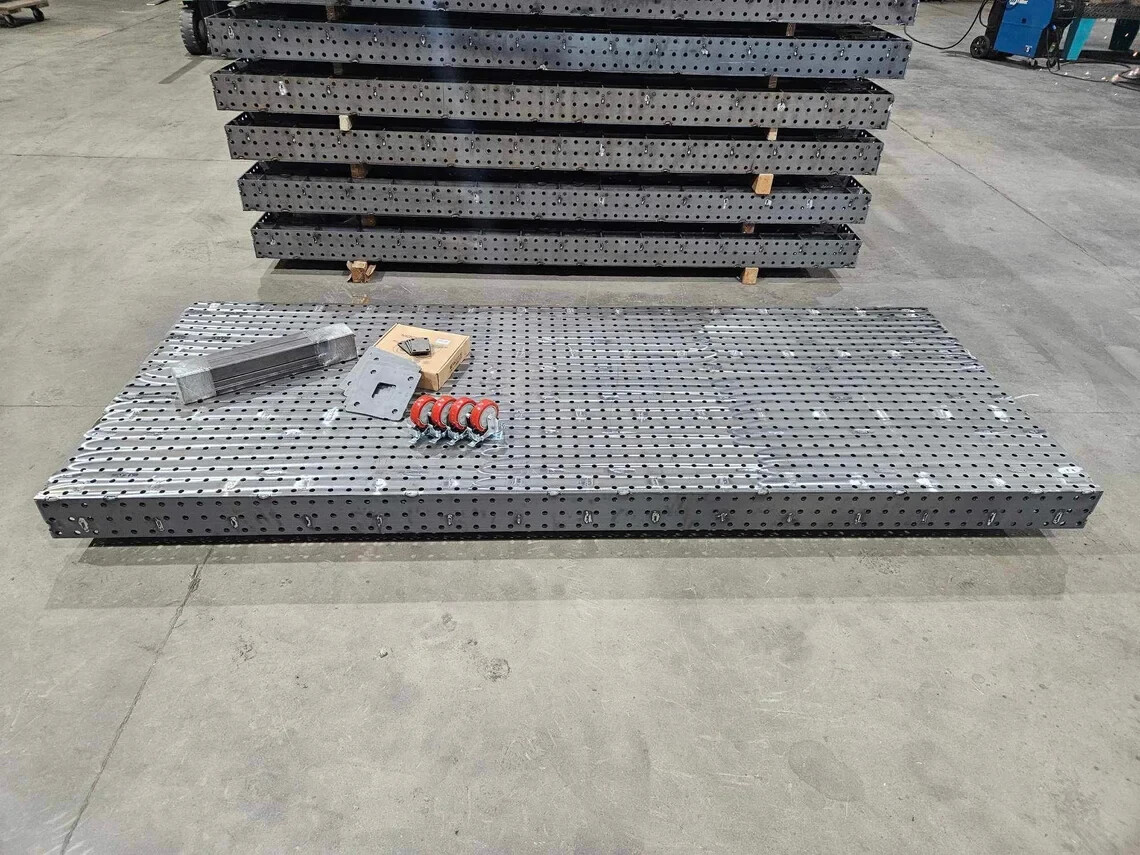 60″x120″ Welding Fabrication Table 5x10ft DIY Flat Kit Fixture Laser Cut in USA