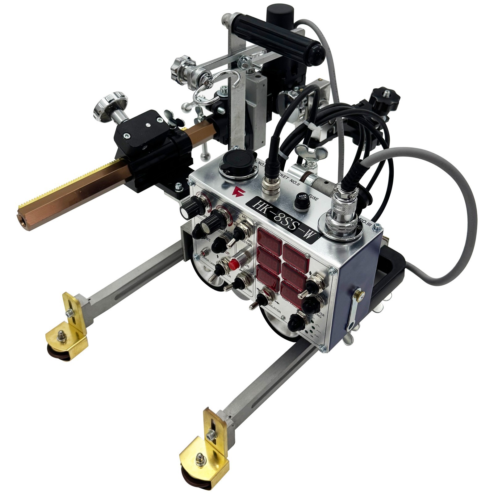110V HK-8SS-W Swing Type Magnetic Fillet Welding Auto Trolley Welding Carriage