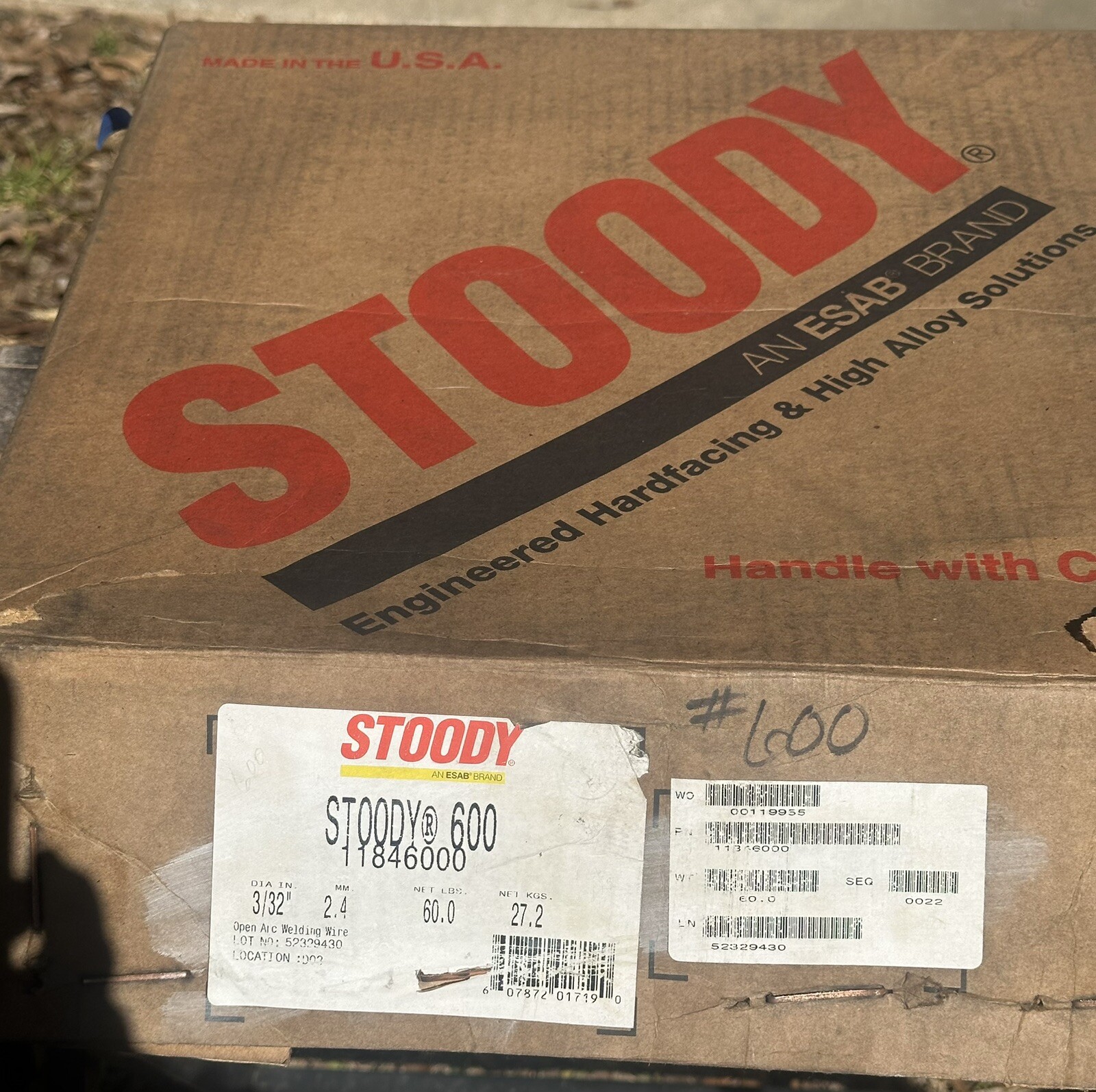3/32″ Stoody® 600 Hard Facing Submerged Arc Wire 60 lb Coil Compare at $864