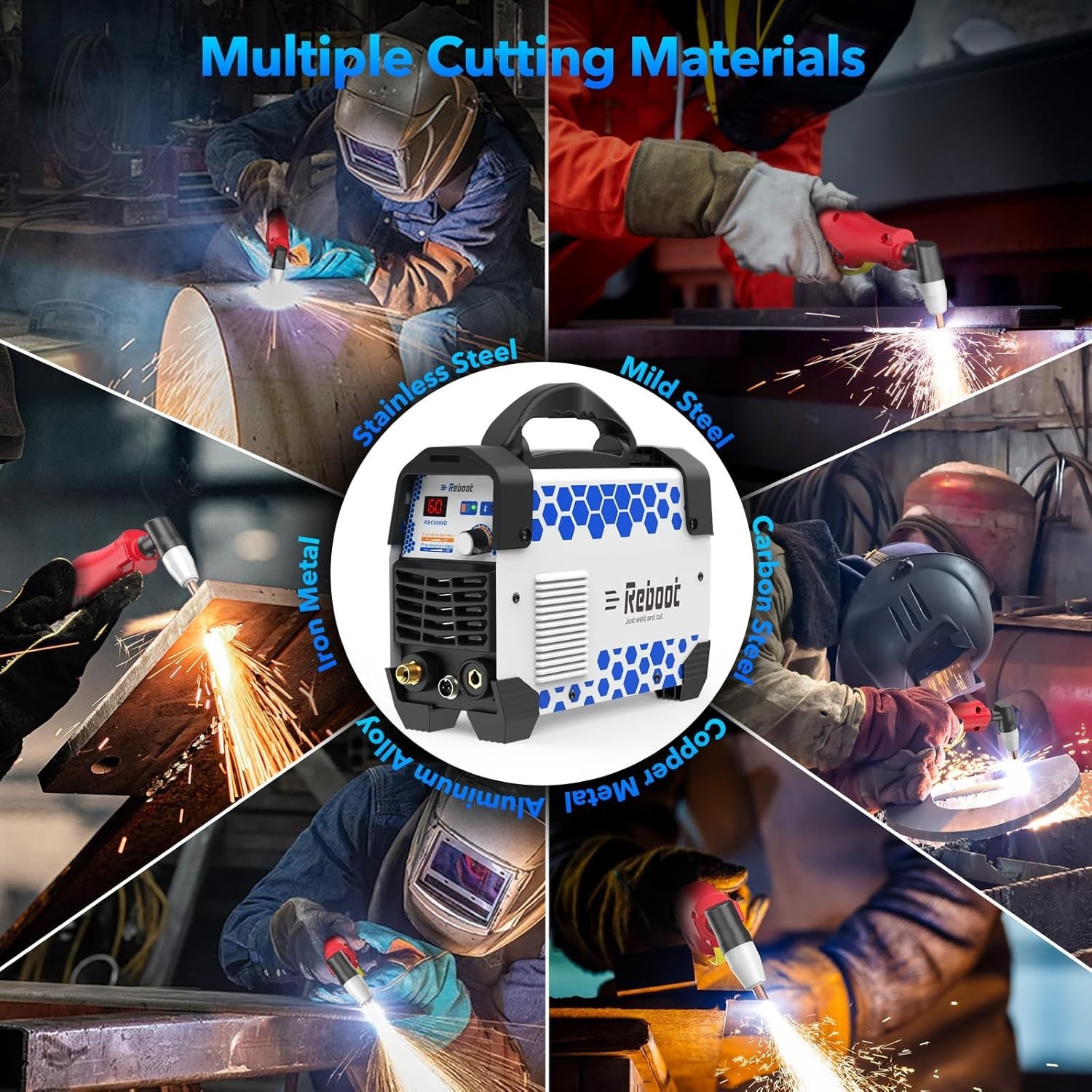 Air Plasma Cutter CUT50 Cutting Machine Digital IGBT Inverter HF Cutters