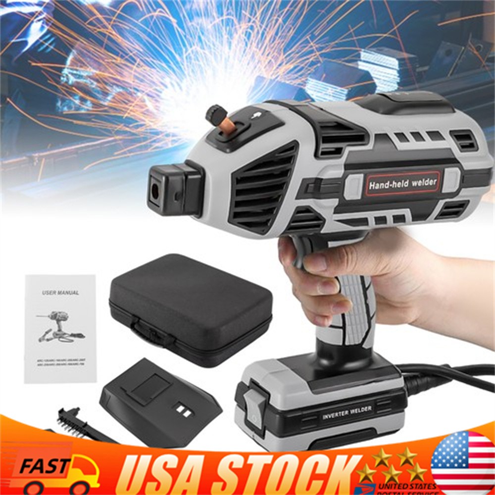110V Portable Welding Machine Handheld Portable ARC Laser Welder Gun Kit 4600W