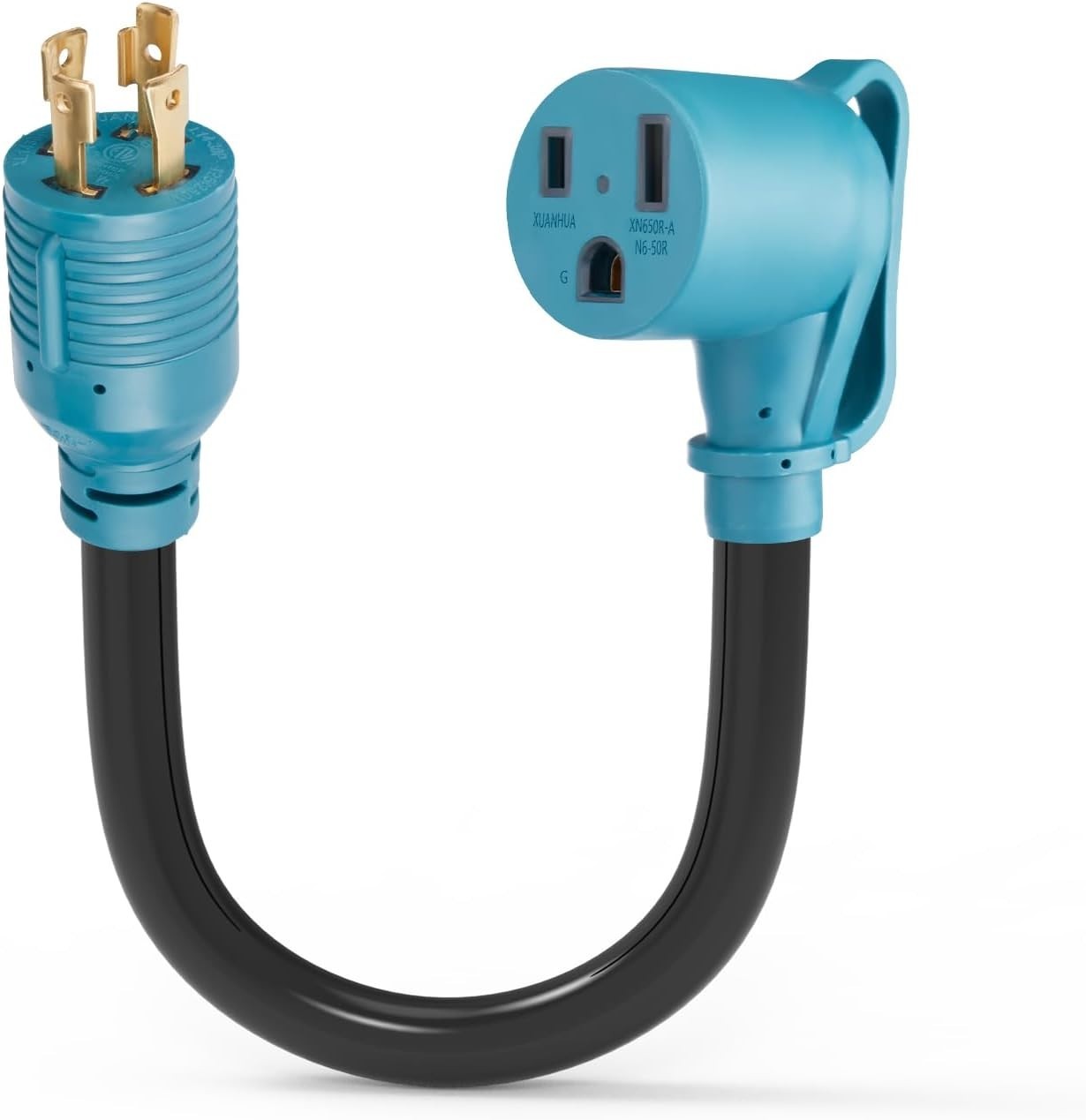 Welder Adapter Cord, L14-30P Twist-Lock Male to 6-50R Female, 4 Prong 30 Amp …