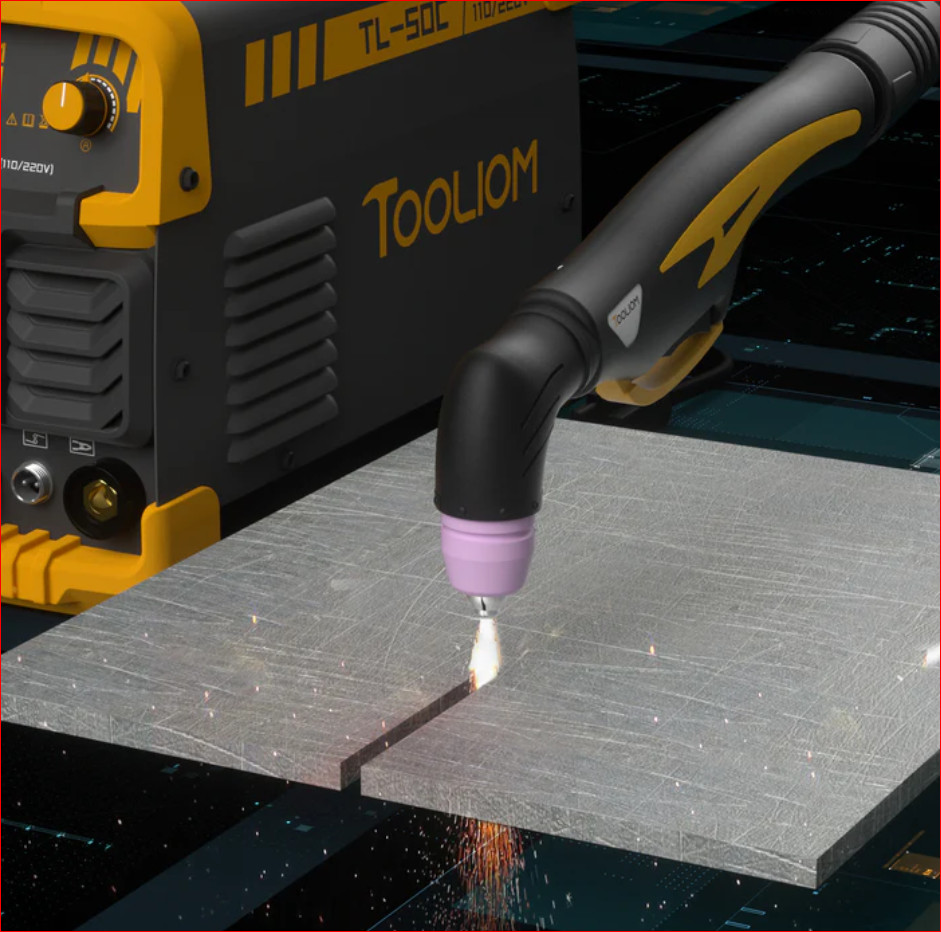 TOOLIOM TL-50C Non High Frequency Plasma Cutter Non-Touch Pilot ARC 110/220V Dua