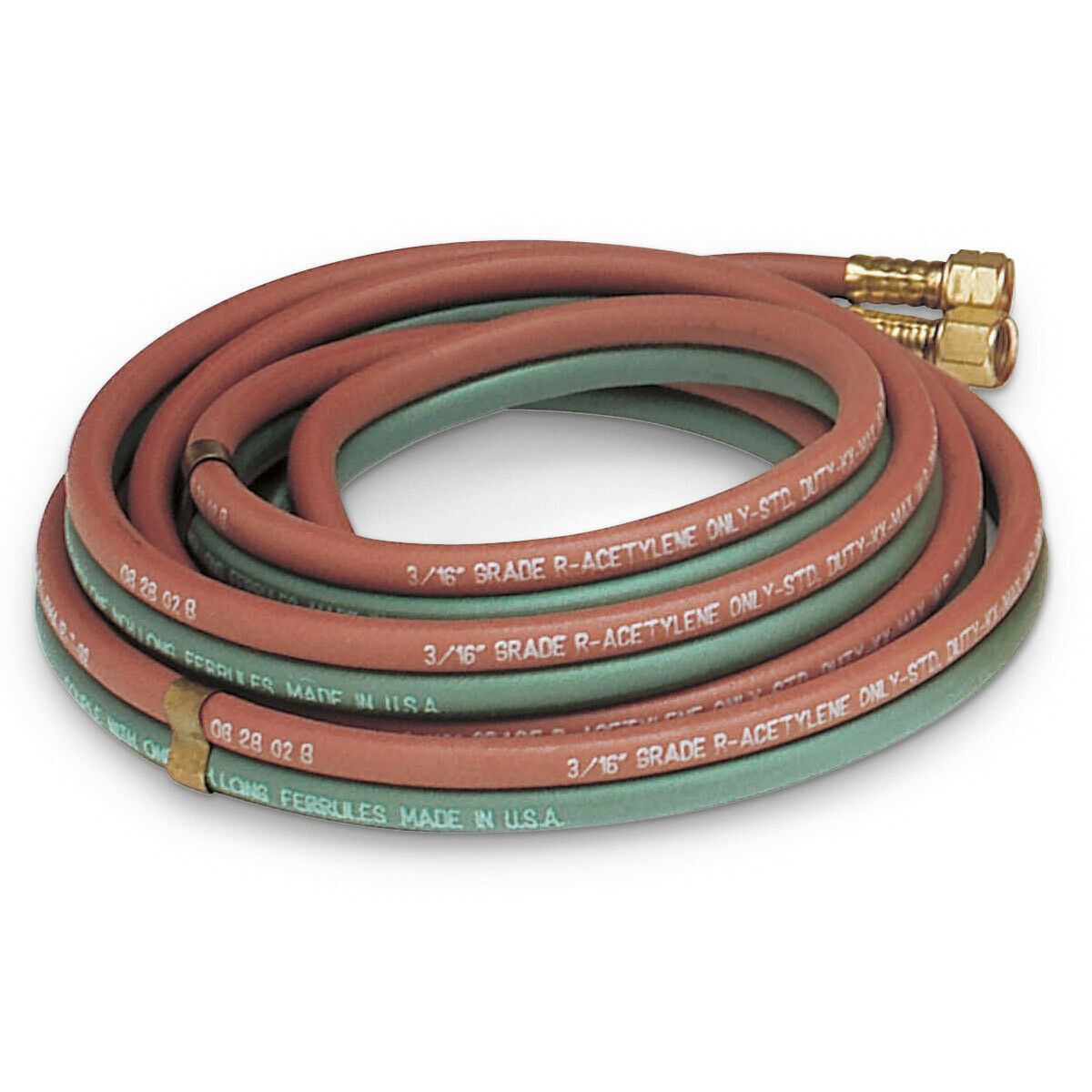 Miller Smith RA921 Grade R AB Cutting Torch Hose 12’6 X 3/16 Welding Hose