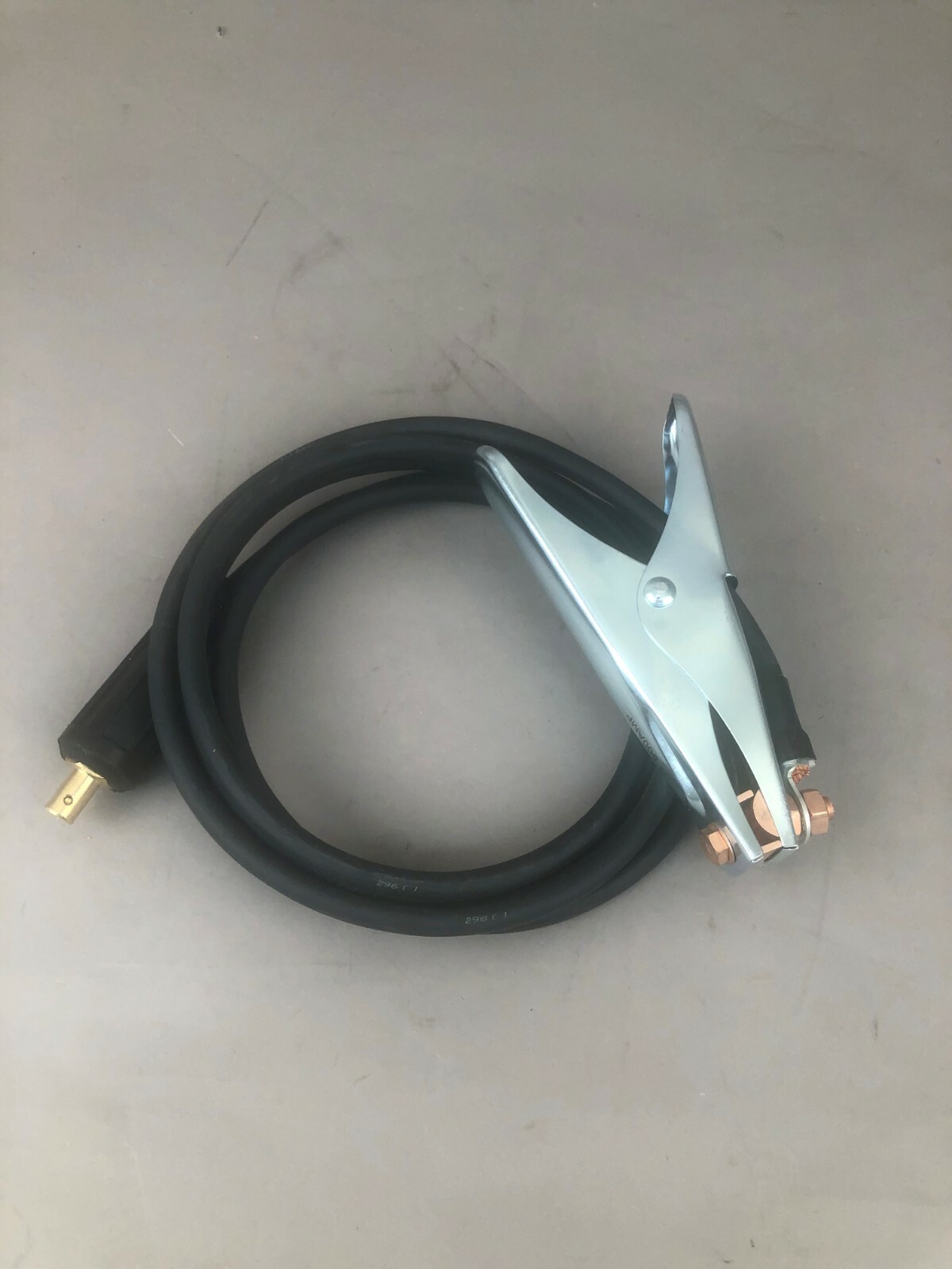10′ HTP #2 Ground Cable Clamp Assy Miller Lincoln AHP 35 Dinse Made in USA
