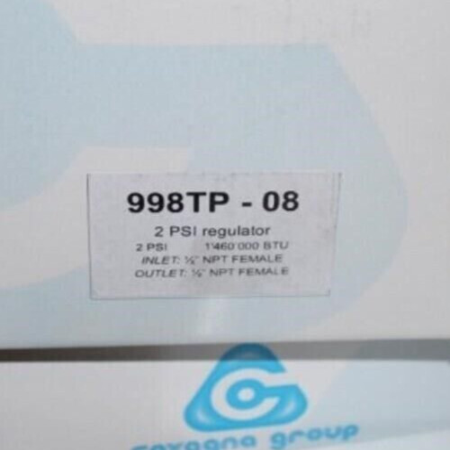 KOSAN 998TP-08 1/2″ NPT x 1/2″ NPT 2 PSI 1.46M BTU PROPANE REGULATOR NEW