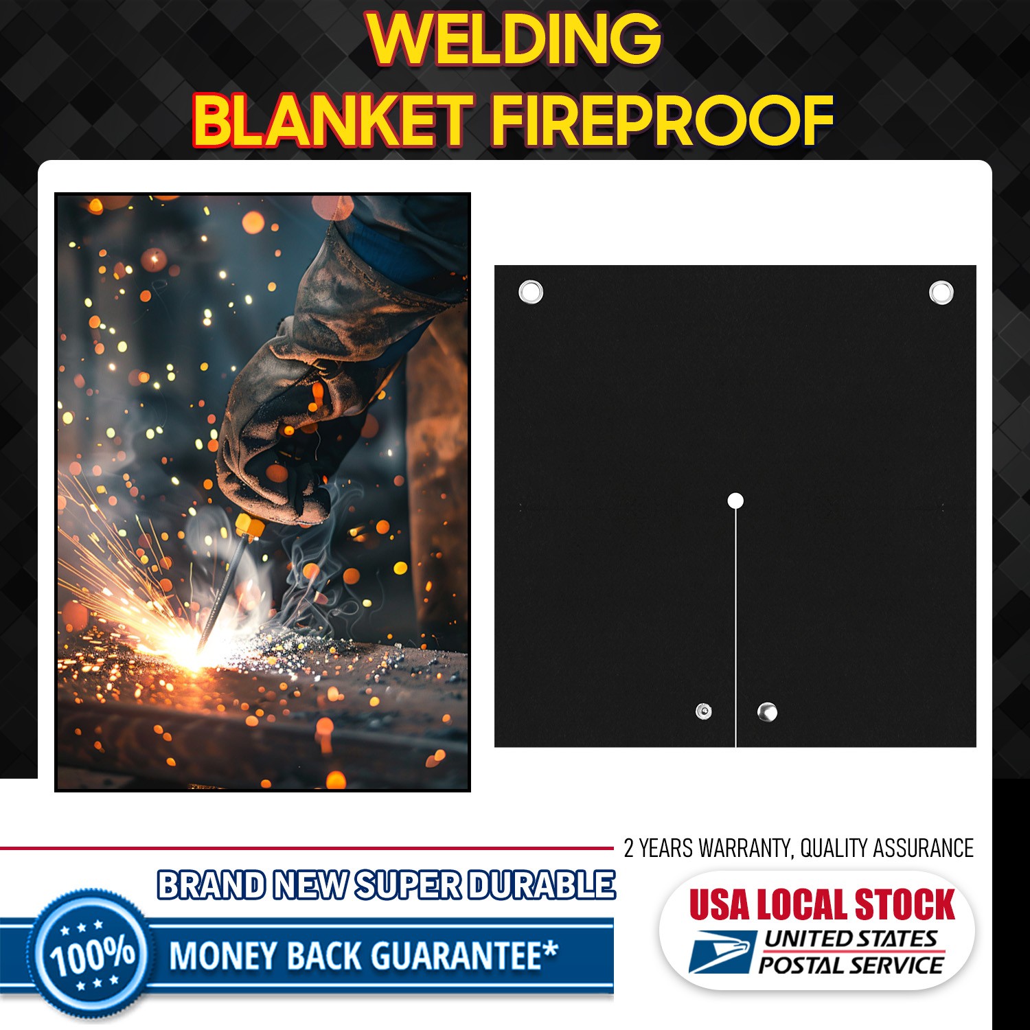 12.2″ X 12.2″ Welding Mat Fireproof Mat Fire Retardant Blanket FOR Soldering