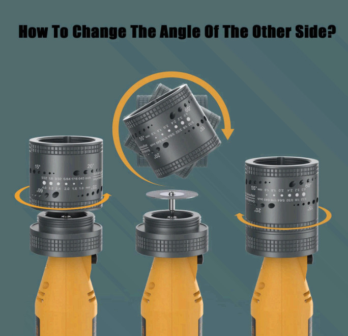 Tungsten Electrode Sharpener Grinder for TIG Welding, 6 Sizes, 10 Angles