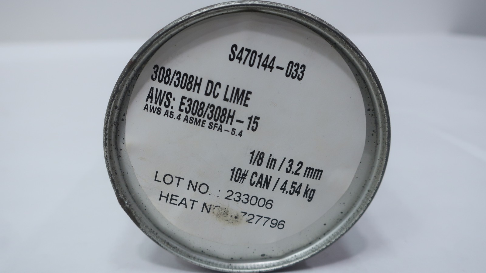 Mckay S470144-033 308/30/h Dc Lime Electrode 1/8in 10lb