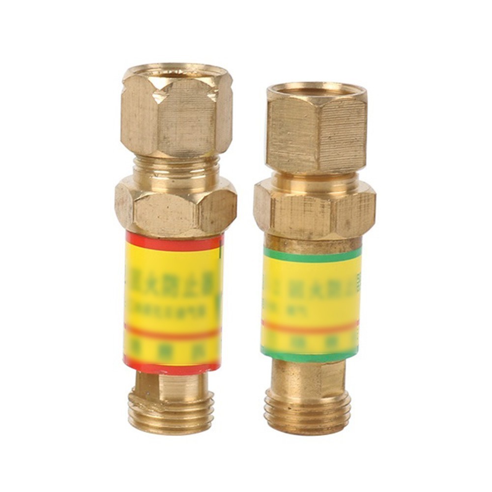 1 Pair Oxygen Acetylene Welding Check Valve Set Torch End W/Flashback Arrestor
