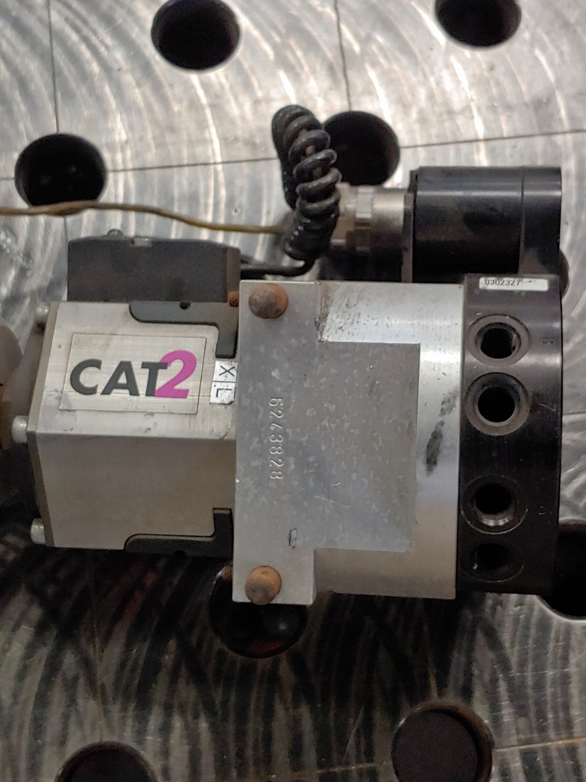 Lot Of 2 ABICOR BINZEL CAT2 / 780.2021 Robot Torchmount With Mounts Data Connect