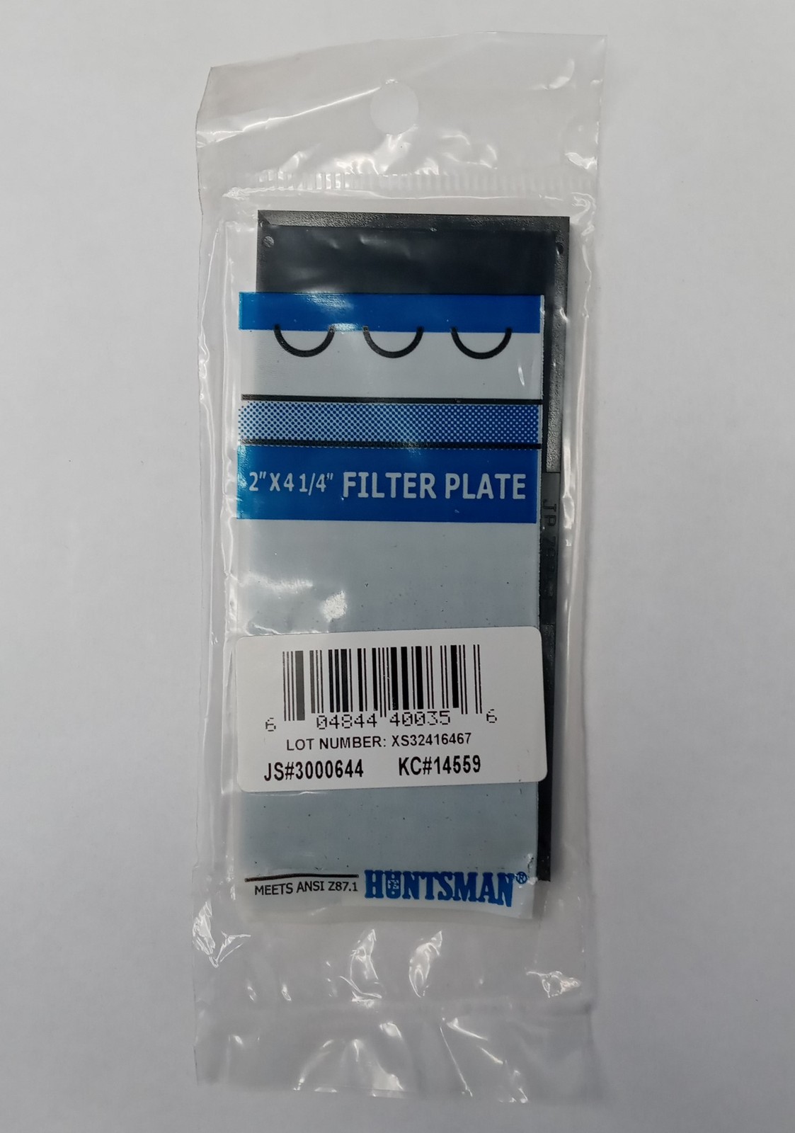 JACKSON SAFETY 14559 Welding Polycarbonate 2″ x 4-1/4″ Filter Plate 2pcs.