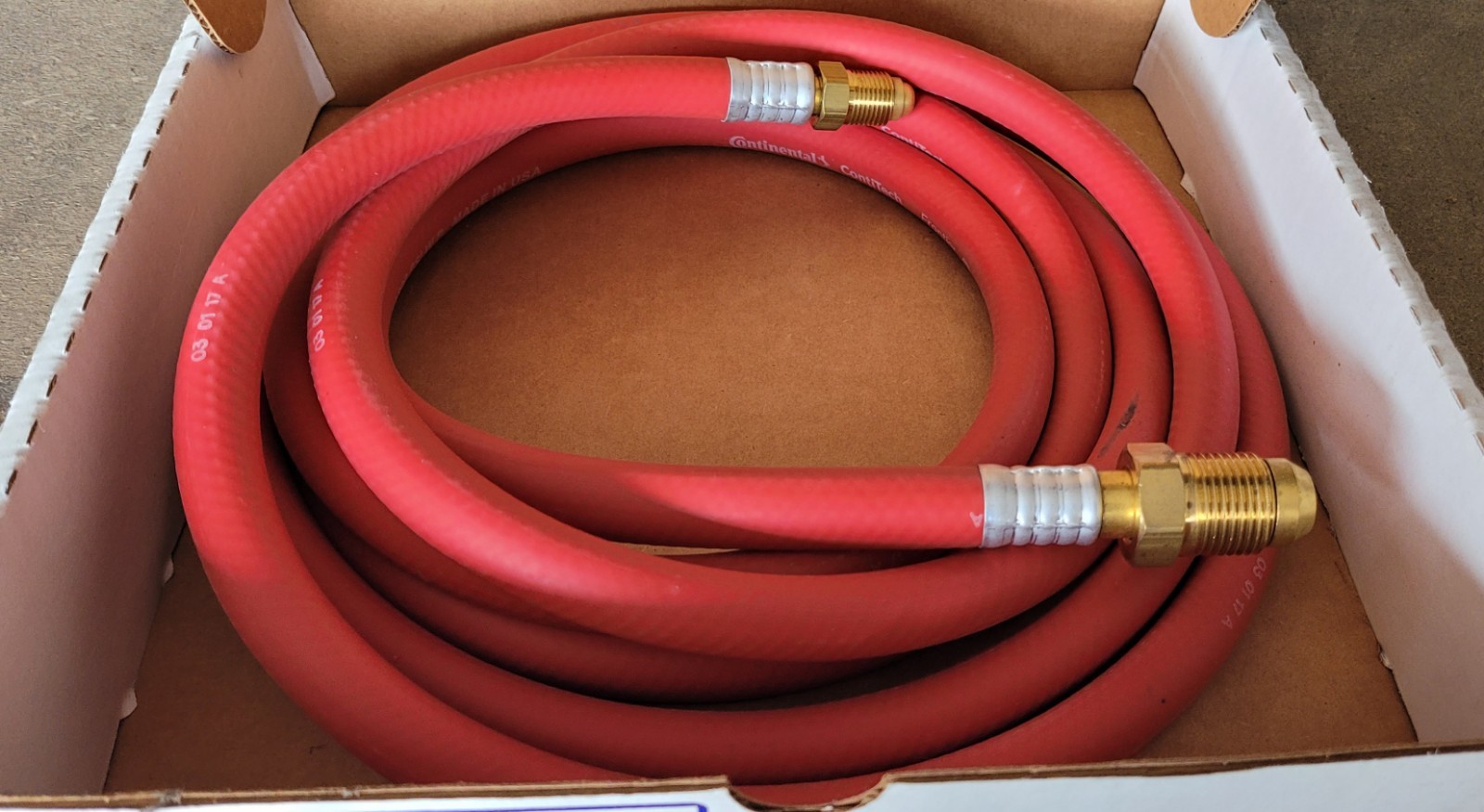 46V28R, TIG, Red Rubber Power Cable for Series 26 Torches, 12 ft, Rubber