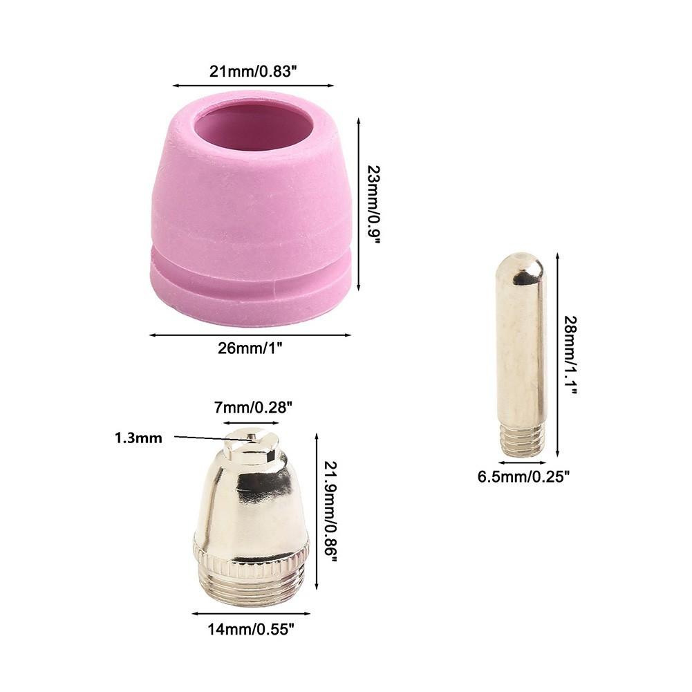 Plasma Cutter Kits Electrode Nozzle Industrial Applications Robust Construction