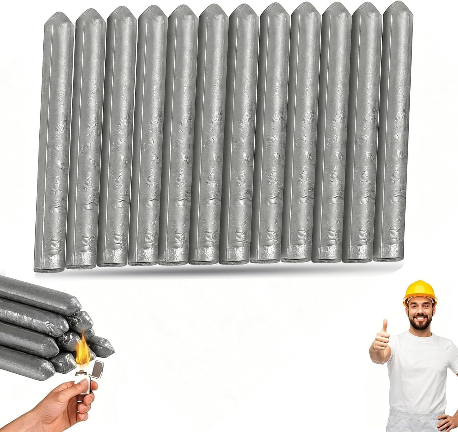 12Pcs Low Temperature Universal Welding Rod, Low Temp Welding Rods, Aluminum Wel