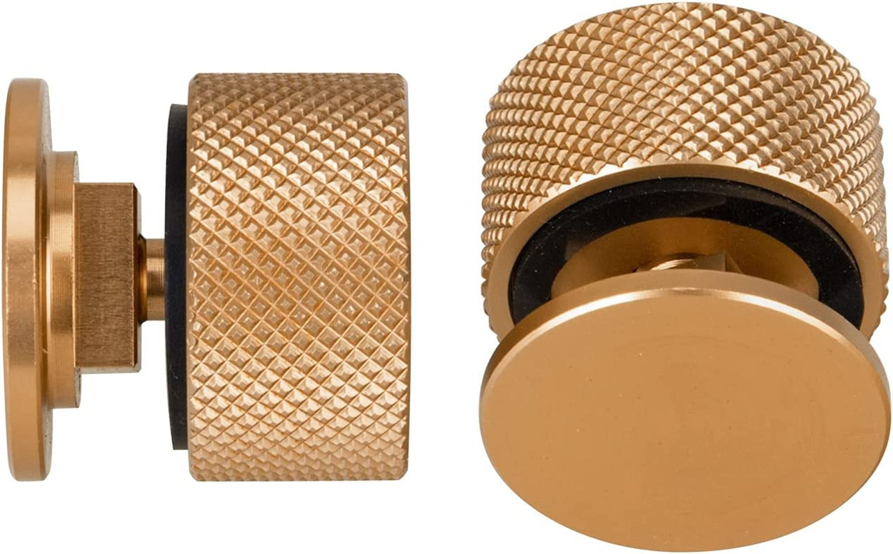3mirrors Welding Hood Helmet Fasteners Gold Headgear Replacement Parts – 1 Pair