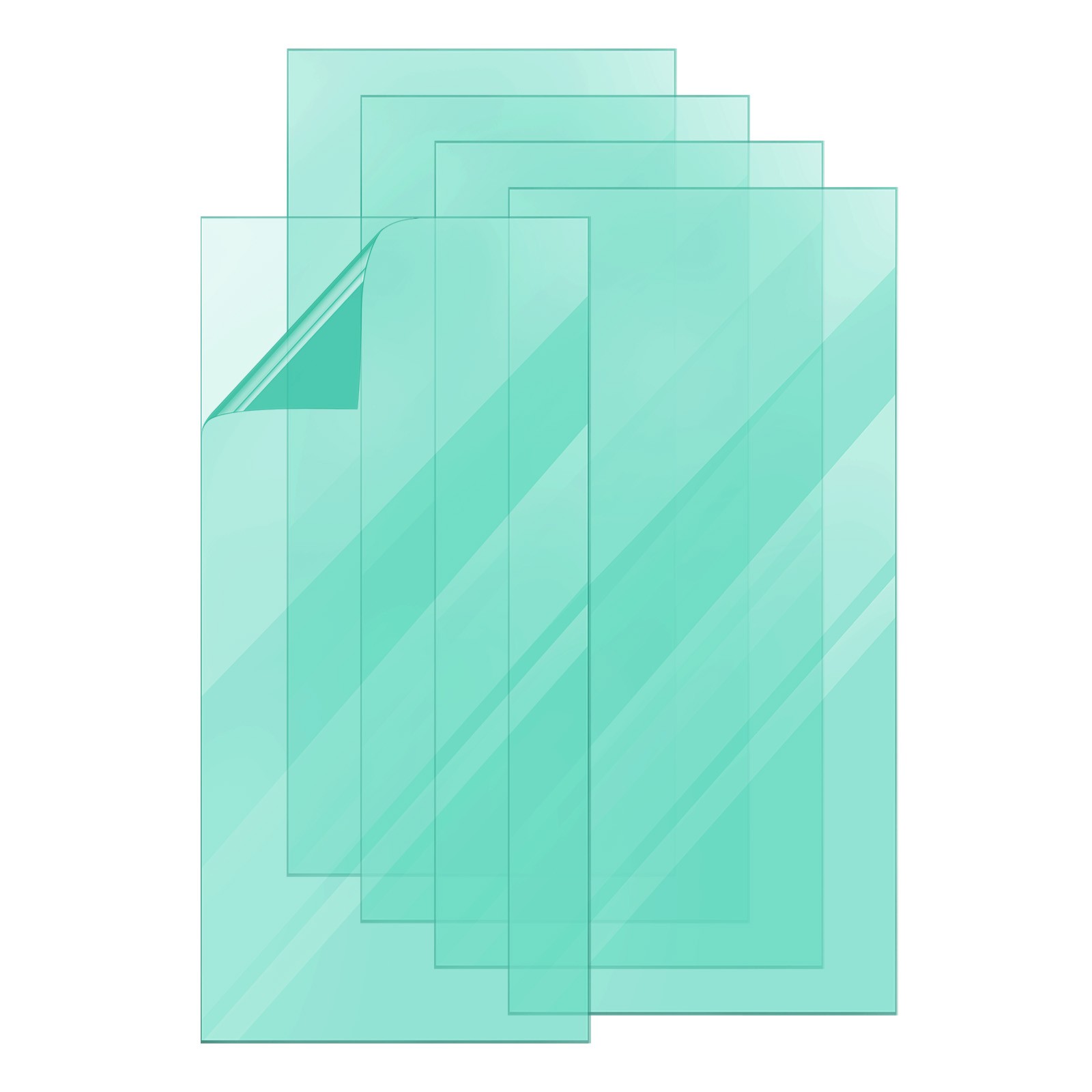 100Pack Welding Protection Lens 2×4.25 Inch Transparent Cover Right Angle Clear