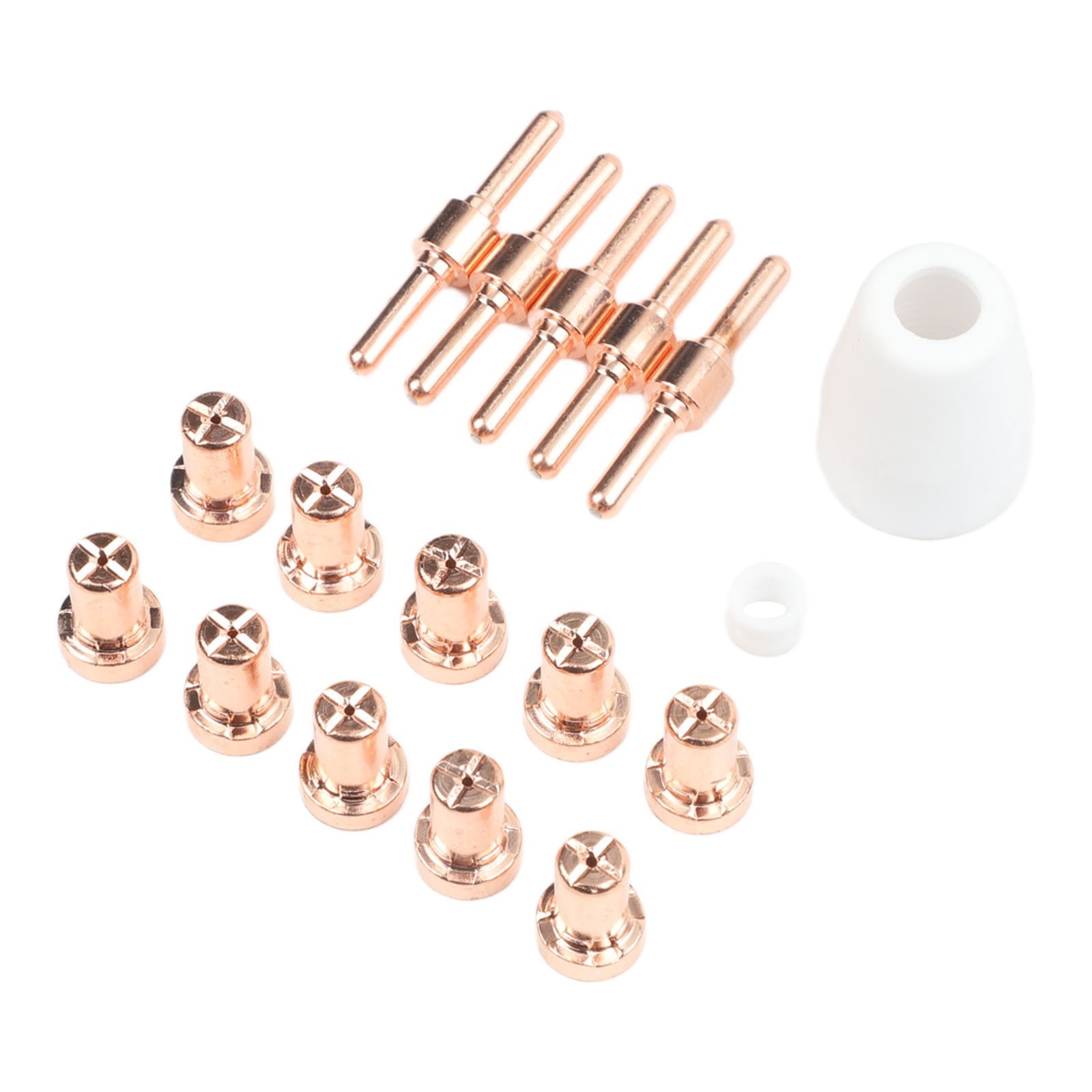 Plasma Cutter Parts Kit 17PCS for PT31 Torch with Nozzle Electrode For CUT40