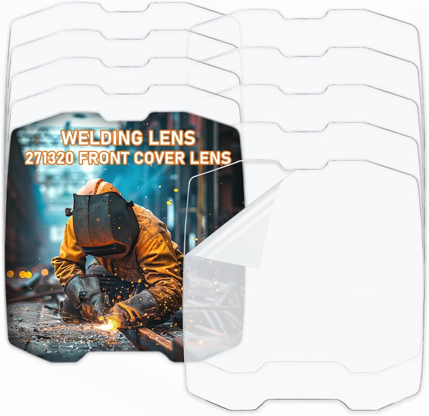 Durable 10-Pack of 271320 Clear Welding Lens – Quick Install & Scratch Resistant