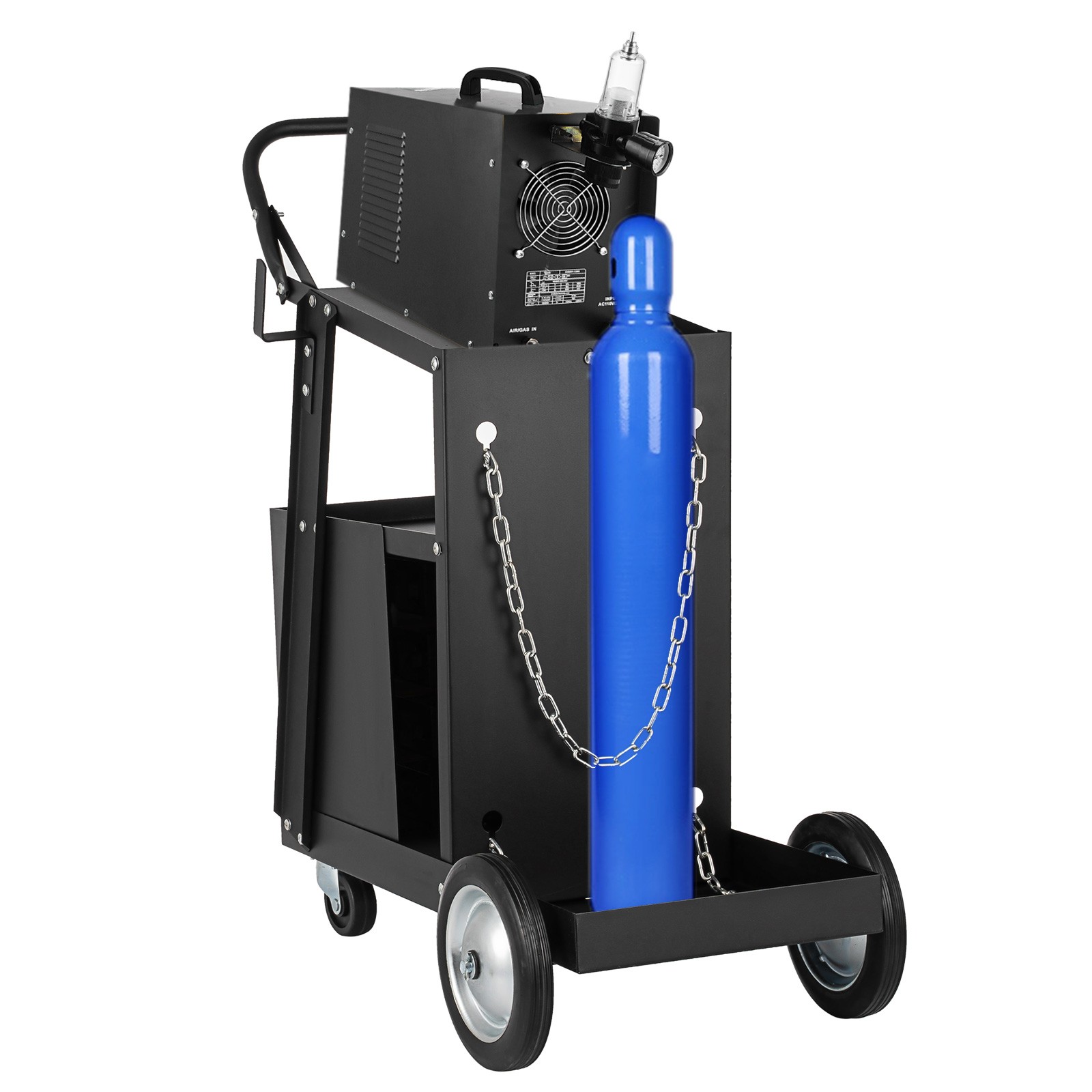 Welding Cart with 4 Drawers for MIG TIG Welder and Plasma Cutter 360° Rolling
