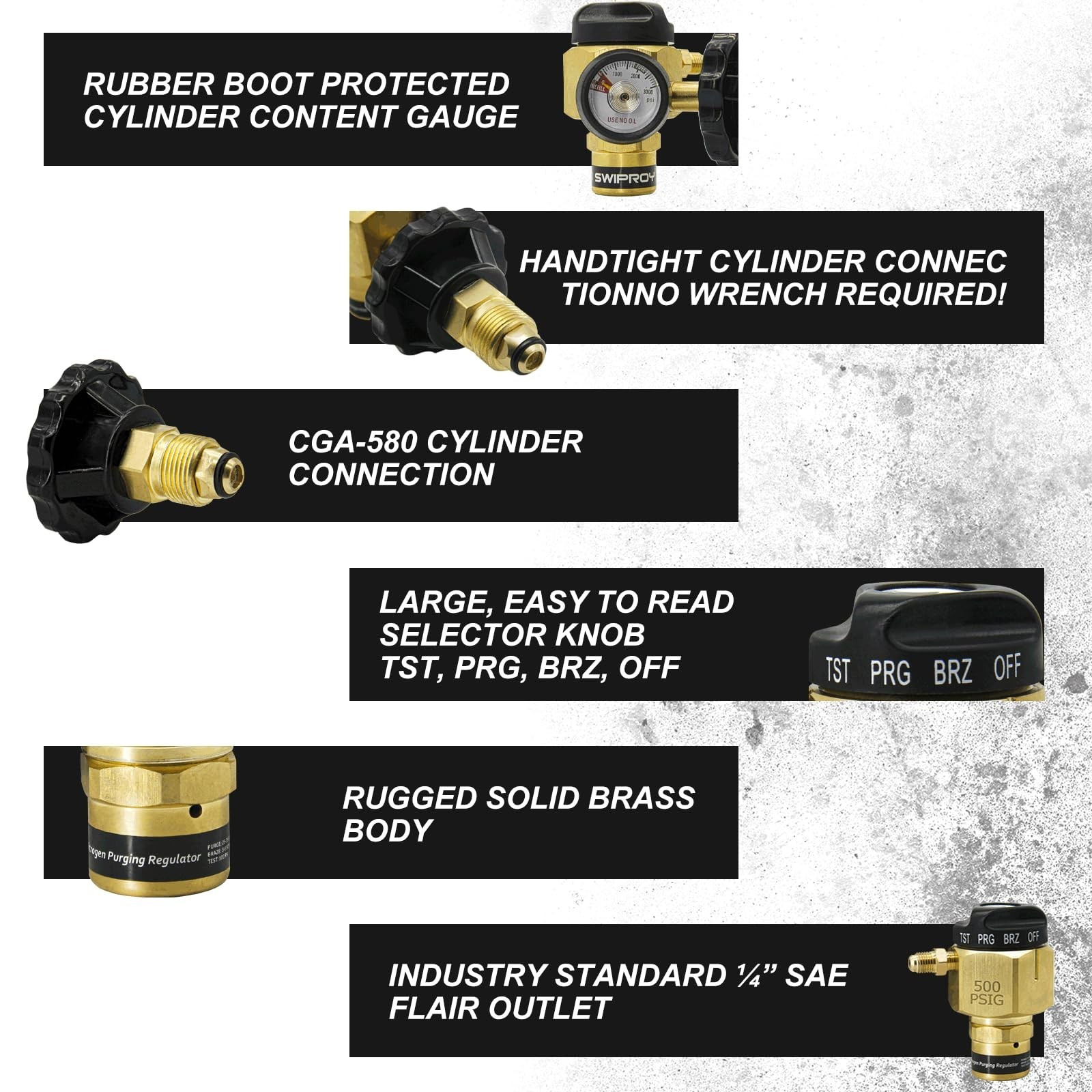 VN-500 Nitrogen Purging Regulator