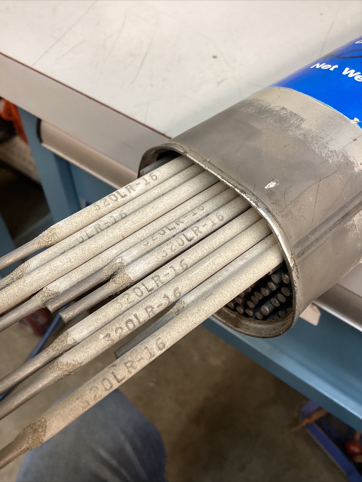 10 lb. Arcaloy S.S. Electrode type (320LR-16) 1/8” ac/dc