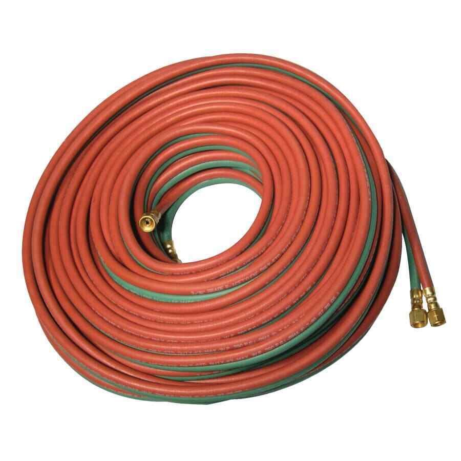 Best Welds Grade R Twin-Line Welding Hose 3/16′ 12.5 ft, BB Fittings Acet & oxyg