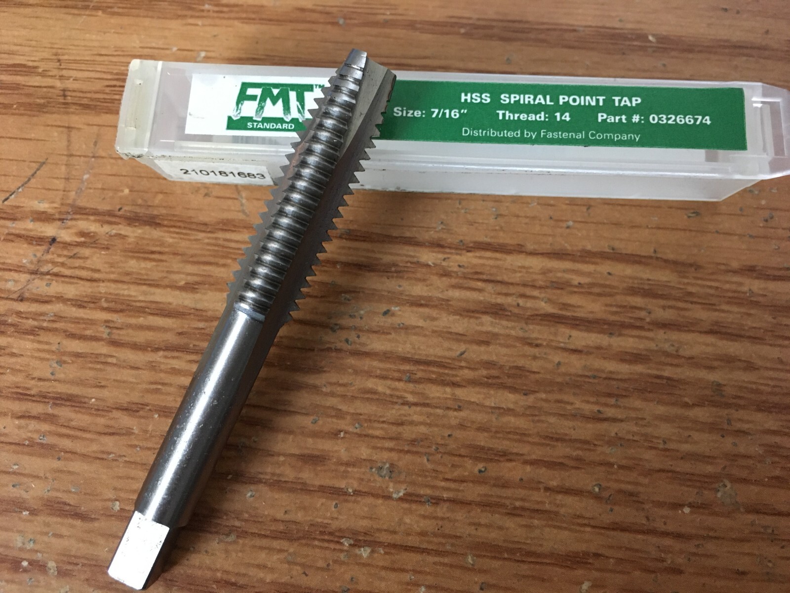 FMT® 7/16″-14 HSS 3 Flute H3 Spiral Point Plug Tap
