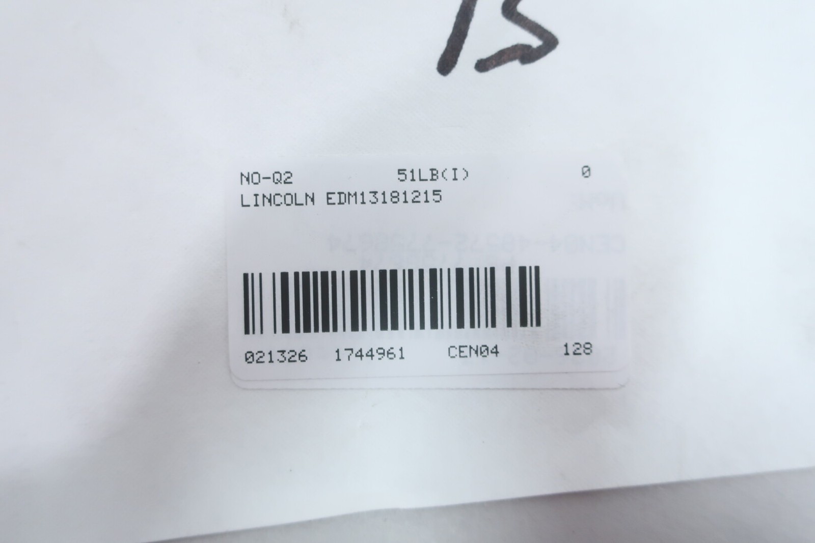 Lincoln EDM13181215 Electrode 5/32in 14in 50lb