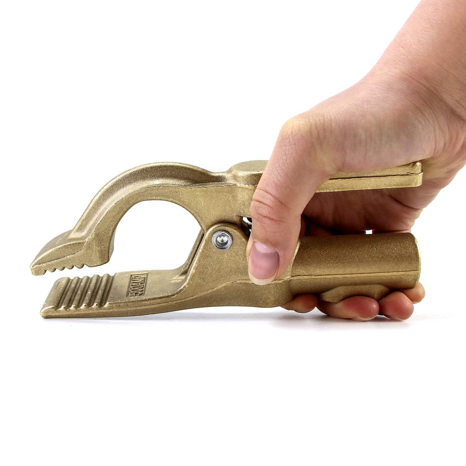 Welding Bronze Ground Clamp, 1.6 Pounds and 500A, 1 Piece