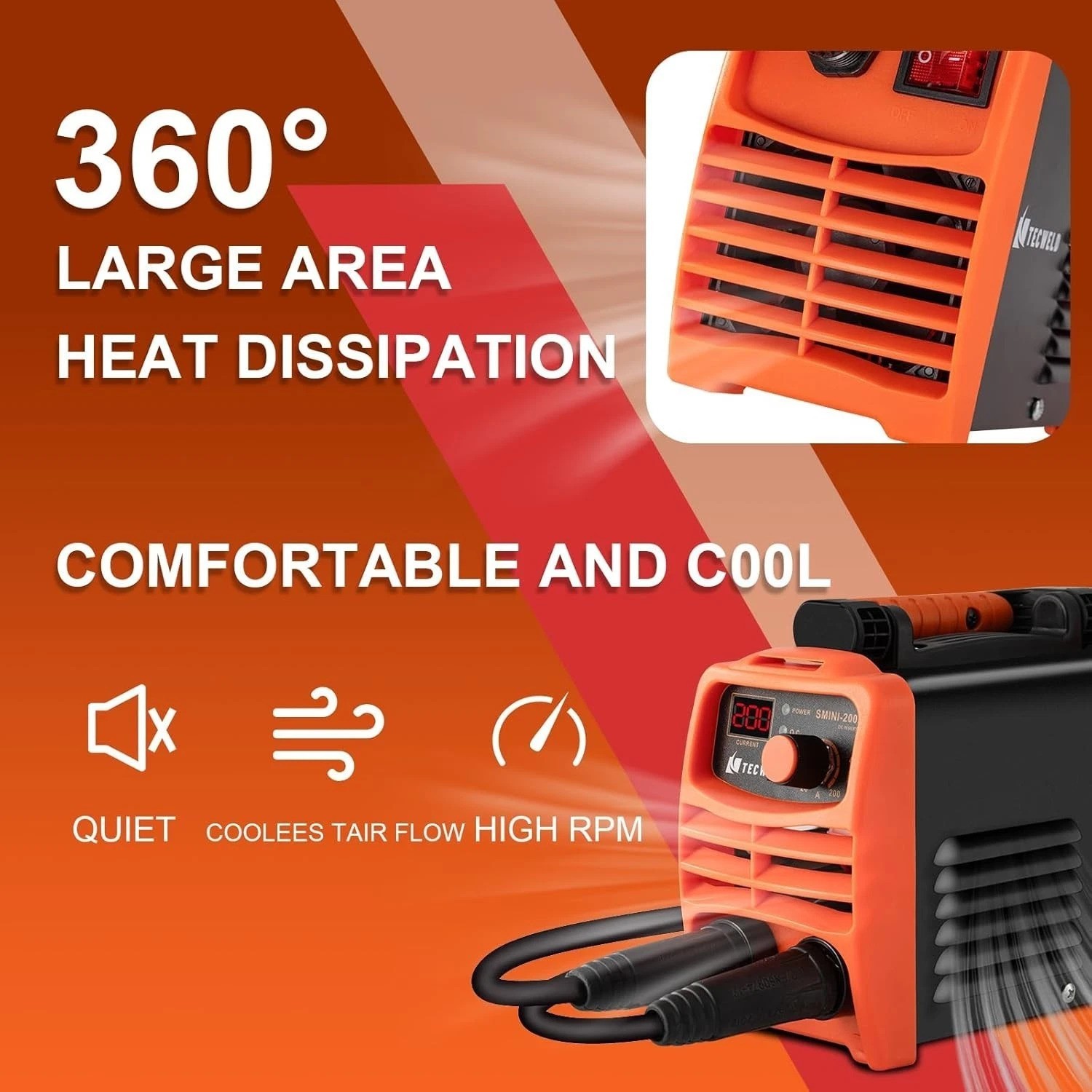 200A Stick Welder 110V, Mini Portable Inverter Welding Machine with Synergic …