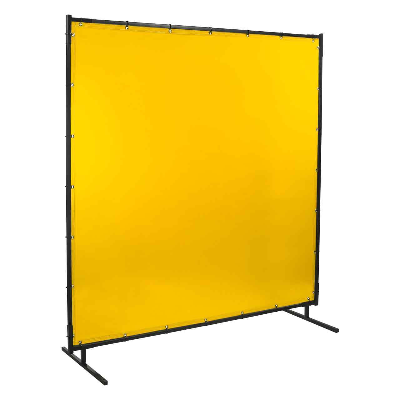 Steiner 534-6X8 Protect-O-Screen with Yellow Tint Vinyl FR Weld Screen and Frame