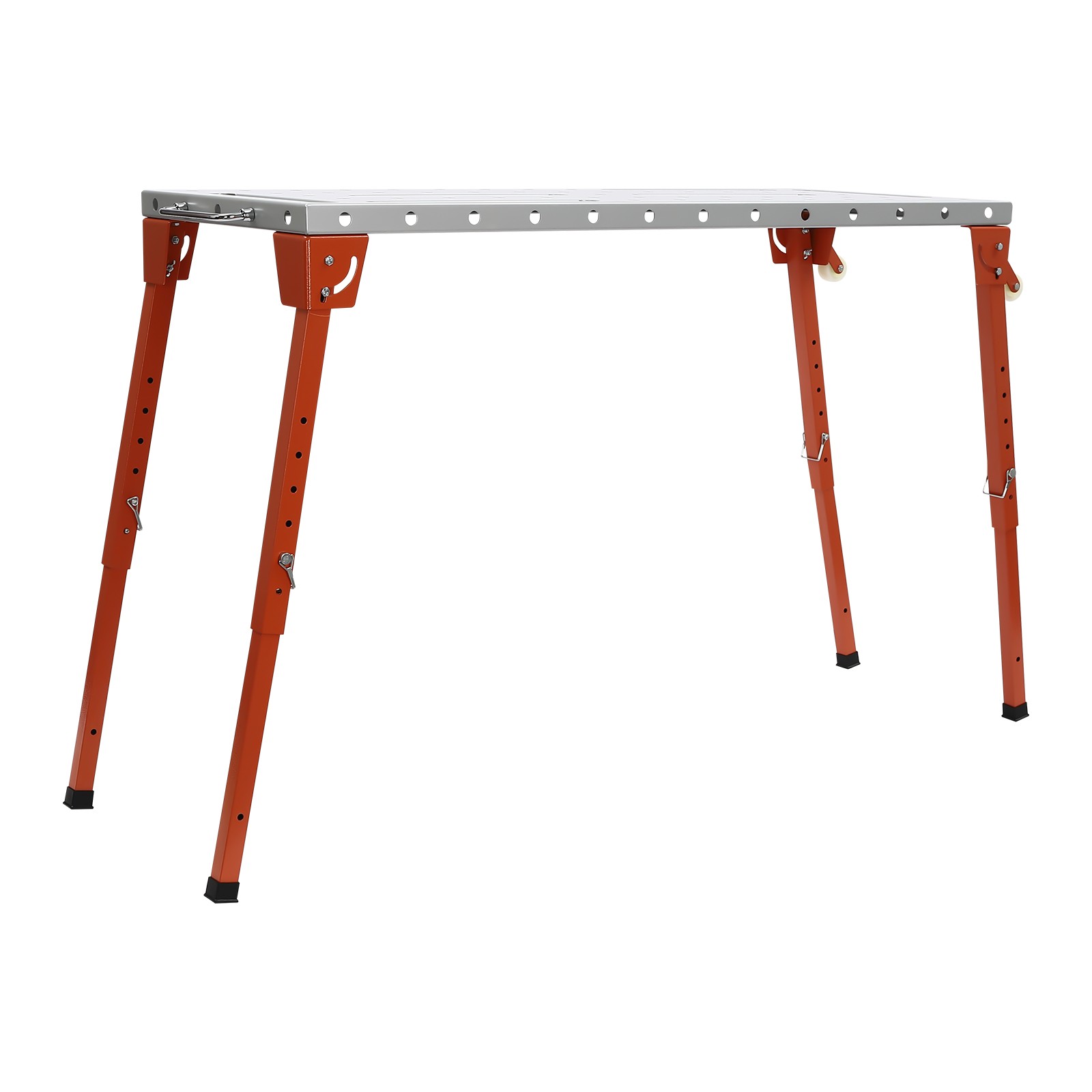 Steel Portable Welding Table Welding Workbench Table Folding Work Bench Silver~