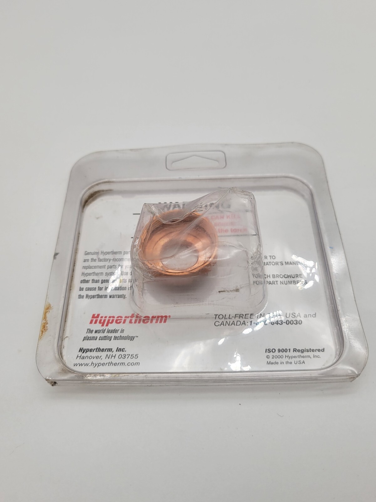 Hypertherm 120519 Shield Deflector 80A Extended for Powermax 1100 Plasma Cutter