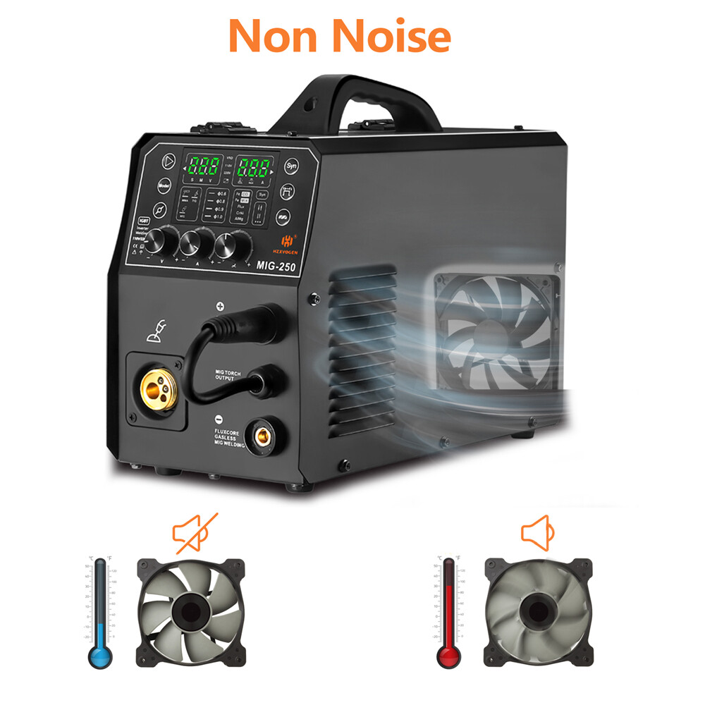 250Amp 2T/4T Gas Gasless MIG / LIFT-TIG/SPOT/Stick MIG Welder for Aluminum,steel
