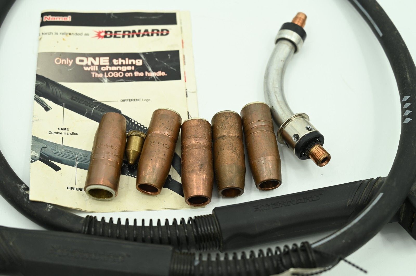 BERNARD STYLE MIG Welding Gun with Extras and Accessories