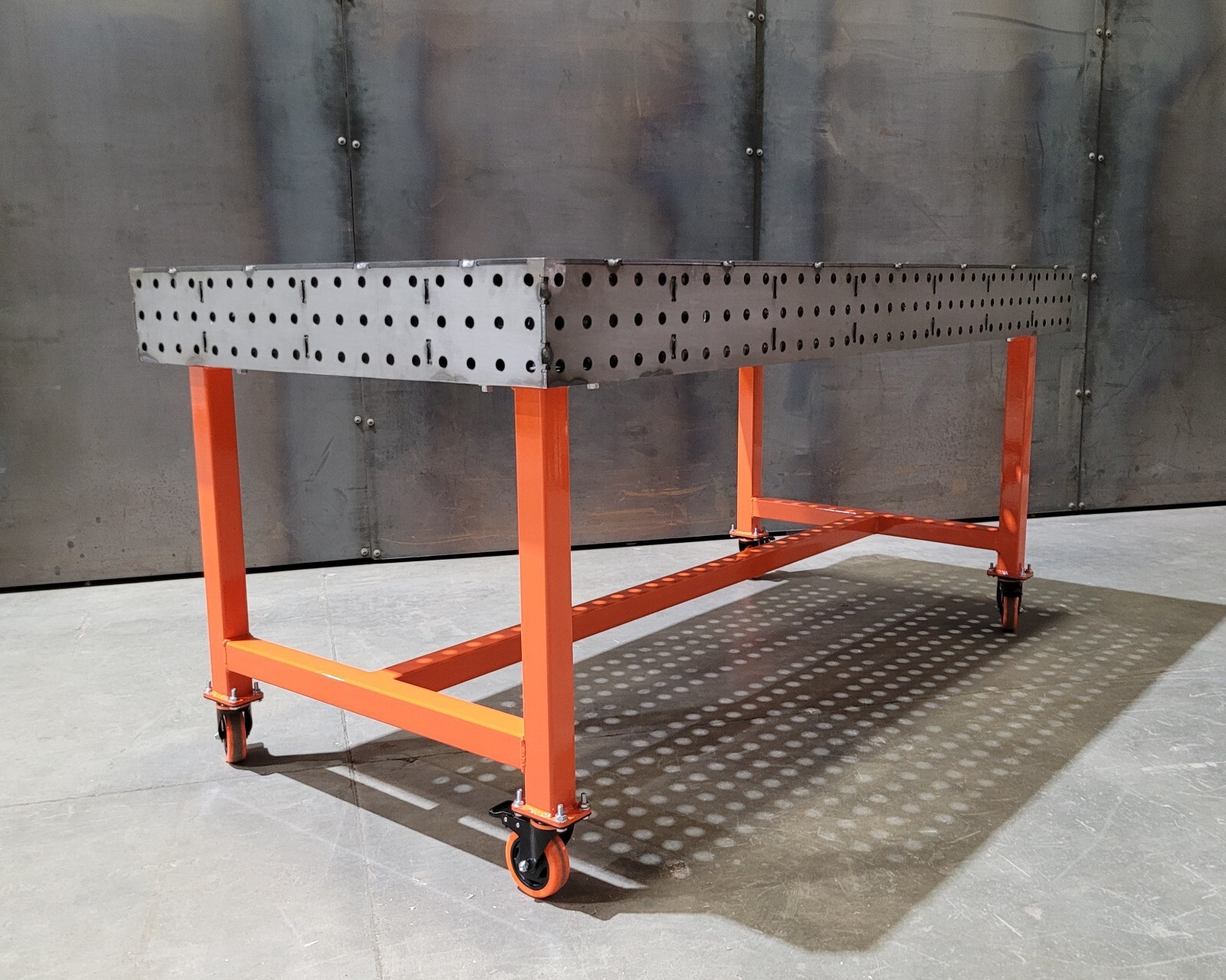 36″x96″ Welding Fabrication Table 3x8ft Fully Welded Fixture Laser Cut in USA
